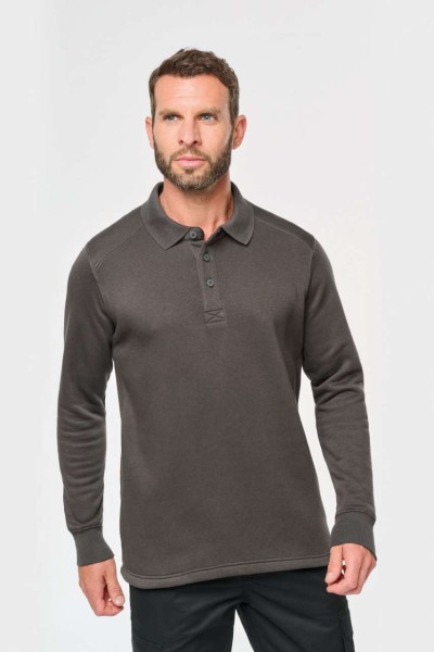 POLO NECK SWEATSHIRT Kék 