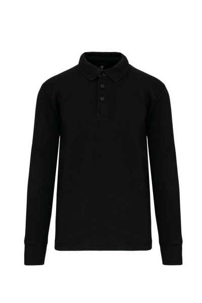 POLO NECK SWEATSHIRT Fekete 