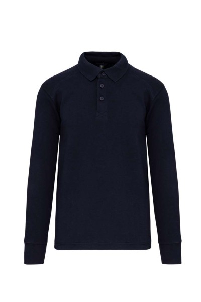 POLO NECK SWEATSHIRT Kék 