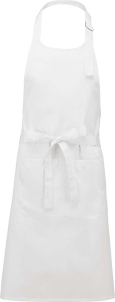 POLYCOTTON APRON HIGH-TEMPERATURE WASHABLE Fehér 