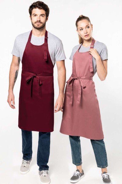 POLYCOTTON APRON WITHOUT POCKET Piros 