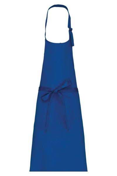 POLYCOTTON APRON WITHOUT POCKET Kék 