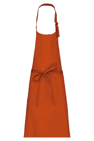 POLYCOTTON APRON WITHOUT POCKET Narancssárga 