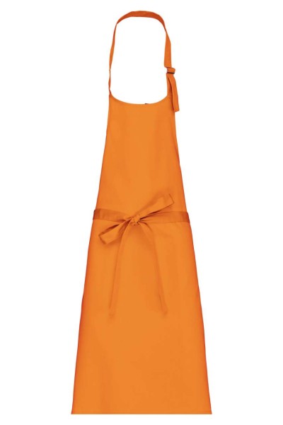 POLYCOTTON APRON WITHOUT POCKET Narancssárga 