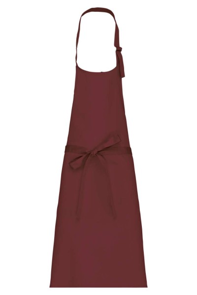 POLYCOTTON APRON WITHOUT POCKET Piros 