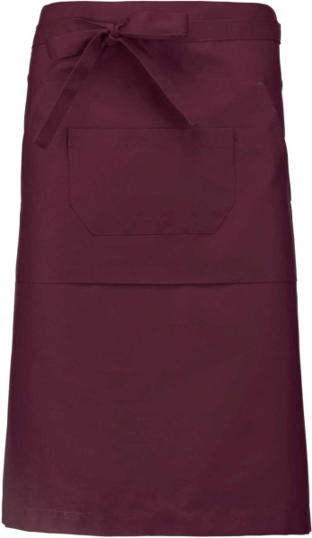 POLYCOTTON LONG APRON Piros 