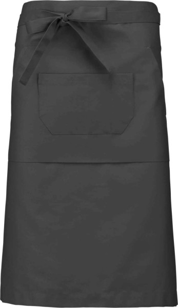 POLYCOTTON LONG APRON Szürke 