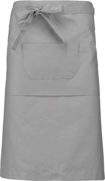 POLYCOTTON LONG APRON Szürke 