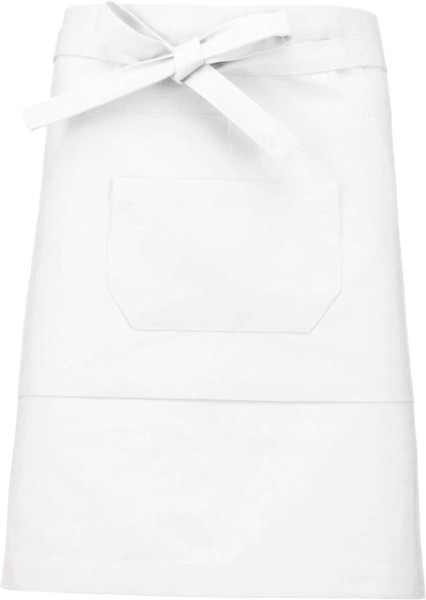 POLYCOTTON MID-LENGTH APRON Fehér 