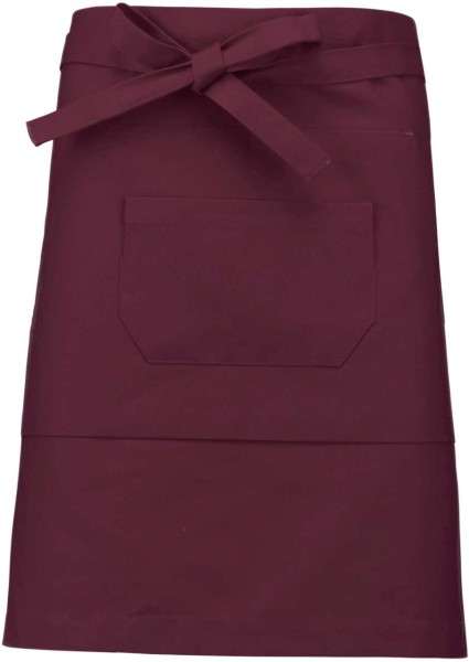 POLYCOTTON MID-LENGTH APRON Piros 