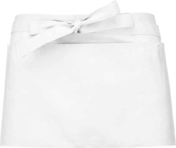 POLYCOTTON SHORT APRON Fehér 