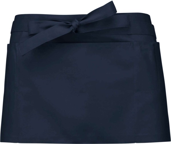 POLYCOTTON SHORT APRON Kék 