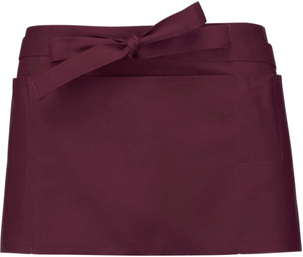 POLYCOTTON SHORT APRON Piros 