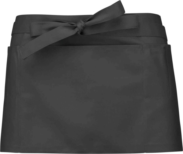 POLYCOTTON SHORT APRON Szürke 