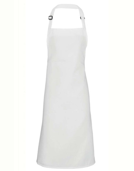 POLYESTER BIB APRON Fehér 