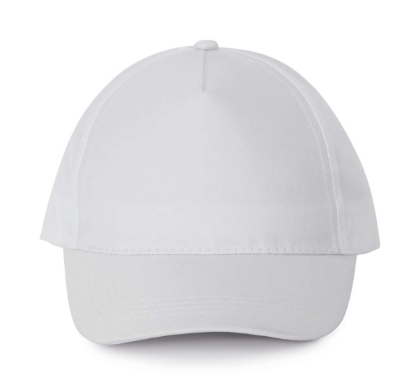 POLYESTER CAP - 5 PANELS Fehér 