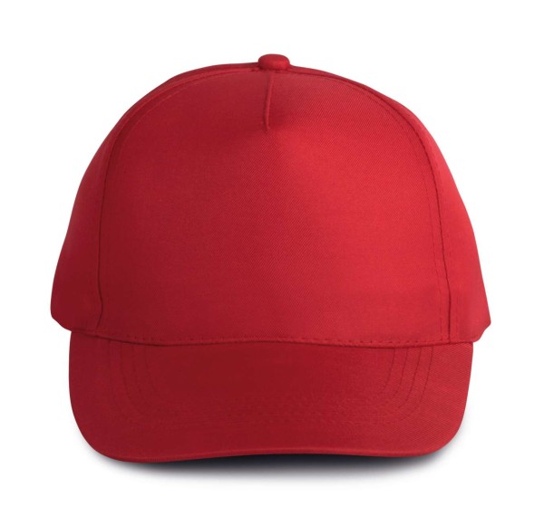 POLYESTER CAP - 5 PANELS Piros 