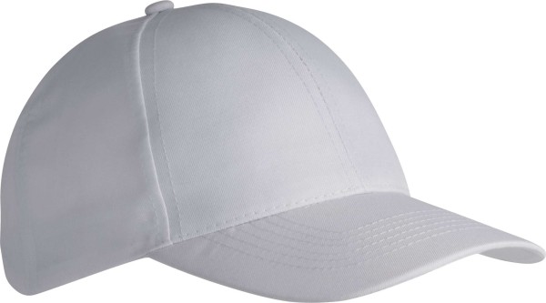 POLYESTER CAP - 6 PANELS Fehér 