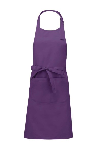 POLYESTER COTTON APRON WITH POCKET Lila 