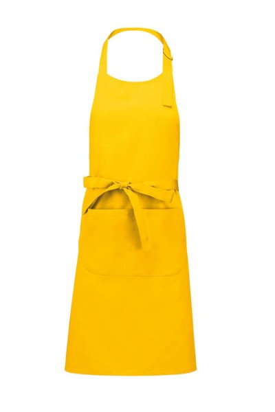 POLYESTER COTTON APRON WITH POCKET Sárga 