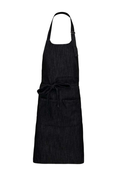 POLYESTER COTTON APRON WITH POCKET Szürke 