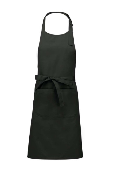POLYESTER COTTON APRON WITH POCKET Szürke 