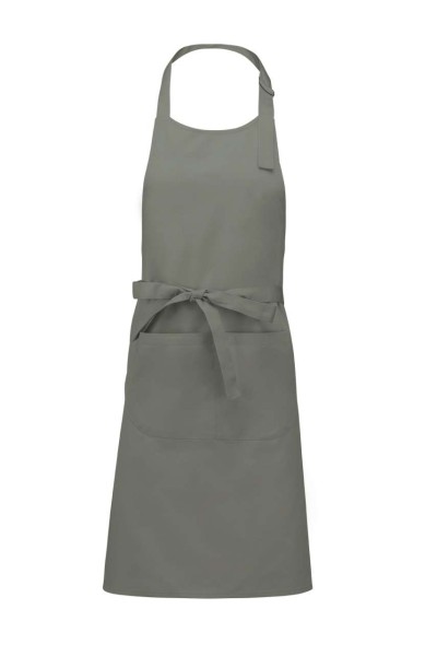 POLYESTER COTTON APRON WITH POCKET Szürke 