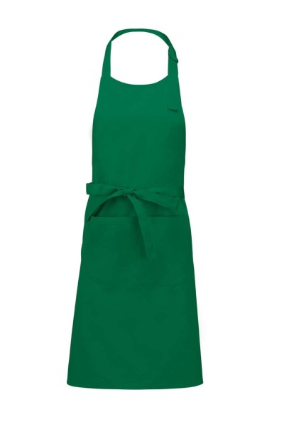 POLYESTER COTTON APRON WITH POCKET Zöld 