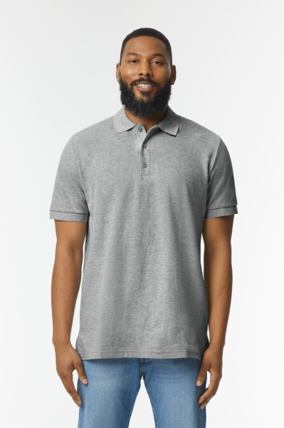 PREMIUM COTTON® ADULT DOUBLE PIQUÉ POLO Szürke 