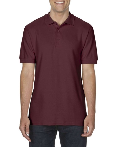 PREMIUM COTTON® ADULT DOUBLE PIQUÉ POLO Piros 