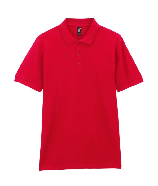 PREMIUM COTTON® ADULT DOUBLE PIQUÉ POLO Piros 