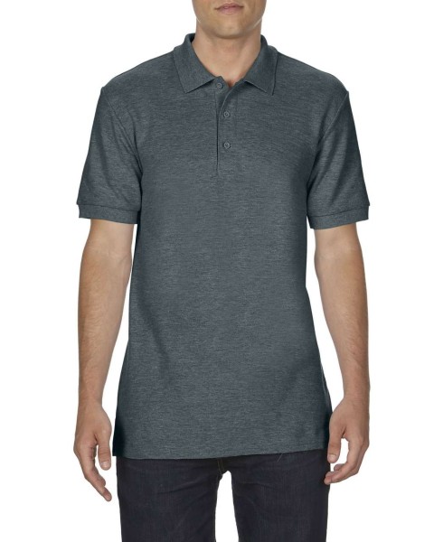 PREMIUM COTTON® ADULT DOUBLE PIQUÉ POLO Szürke 