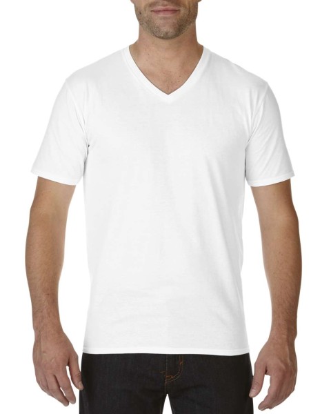PREMIUM COTTON® FELNŐTT V-NYAKÚ PÓLÓ Fehér 