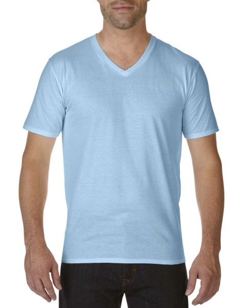 PREMIUM COTTON® FELNŐTT V-NYAKÚ PÓLÓ Kék 