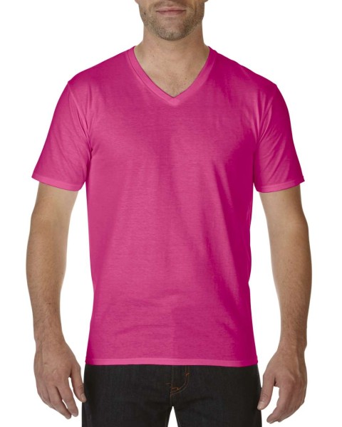 PREMIUM COTTON® FELNŐTT V-NYAKÚ PÓLÓ Rózsaszín 