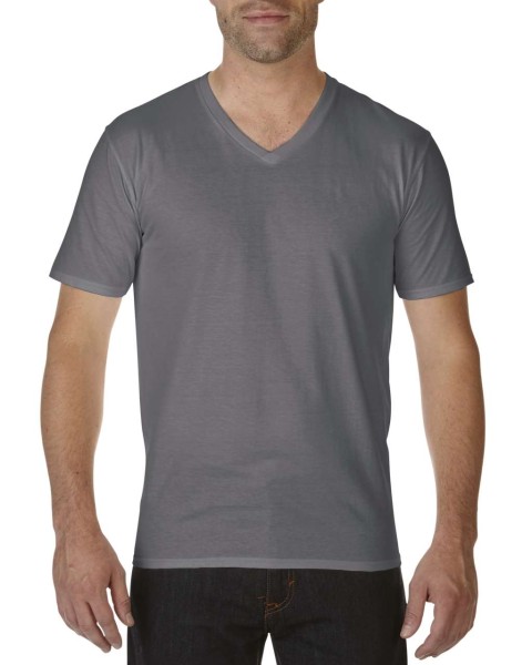 PREMIUM COTTON® FELNŐTT V-NYAKÚ PÓLÓ Szürke 