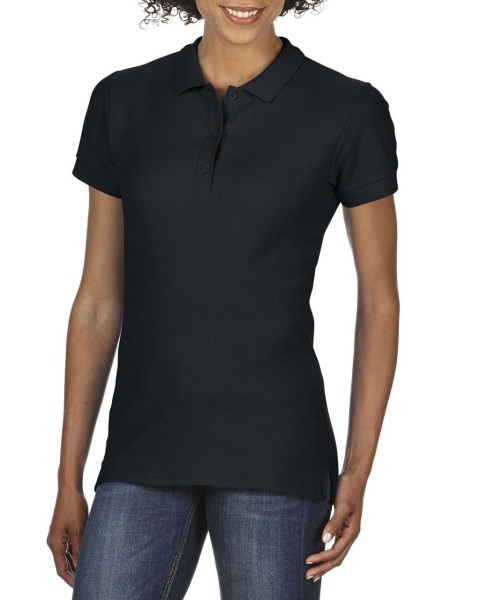 PREMIUM COTTON® LADIES' DOUBLE PIQUÉ POLO Fekete 