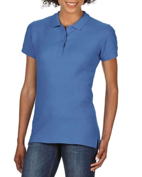PREMIUM COTTON® LADIES' DOUBLE PIQUÉ POLO Kék 