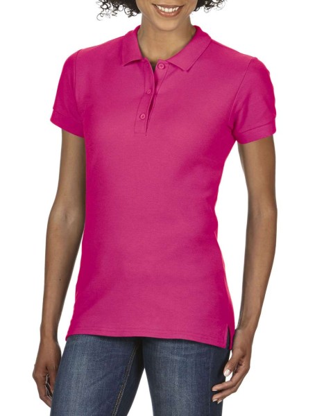 PREMIUM COTTON® LADIES' DOUBLE PIQUÉ POLO Rózsaszín 