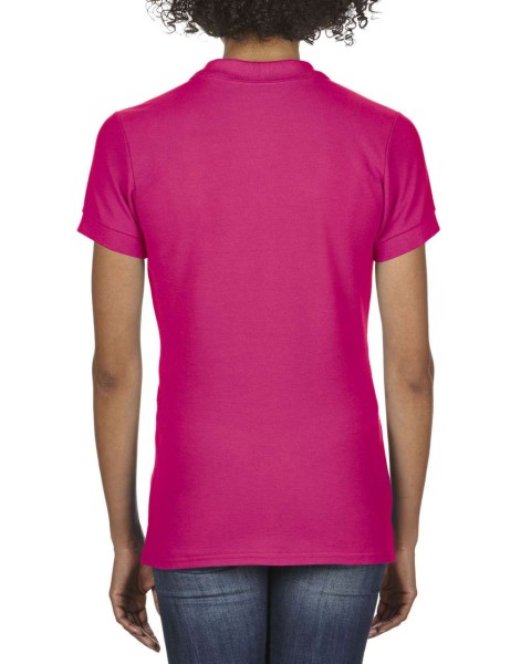 PREMIUM COTTON® LADIES' DOUBLE PIQUÉ POLO Rózsaszín 