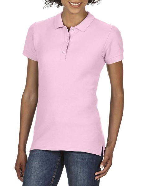 PREMIUM COTTON® LADIES' DOUBLE PIQUÉ POLO Rózsaszín 