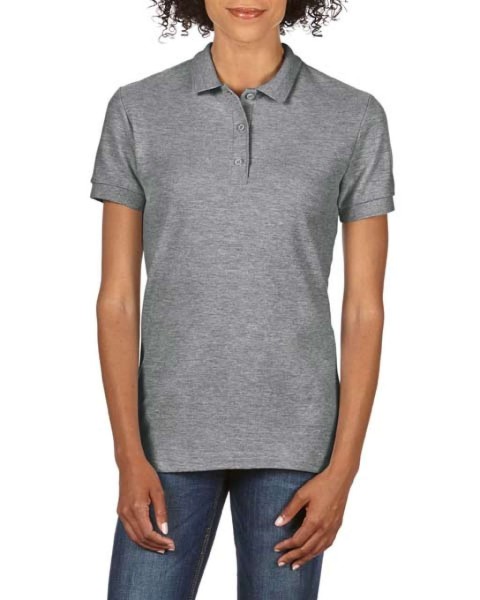 PREMIUM COTTON® LADIES' DOUBLE PIQUÉ POLO Szürke 