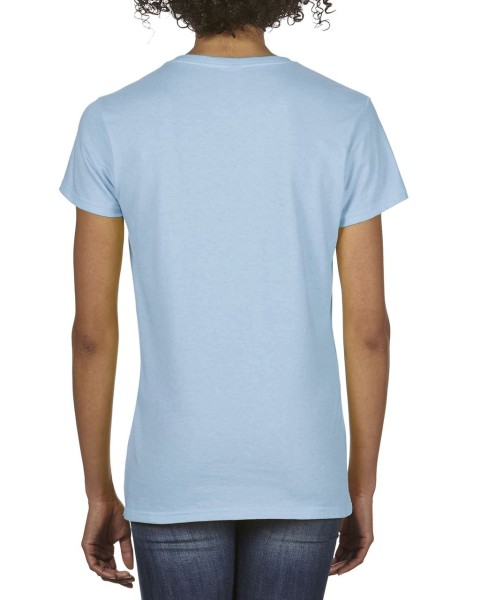 PREMIUM COTTON®NŐI V-NYAKÚ PÓLÓ Kék 
