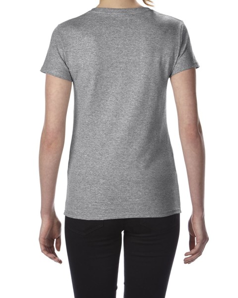 PREMIUM COTTON®NŐI V-NYAKÚ PÓLÓ Szürke 