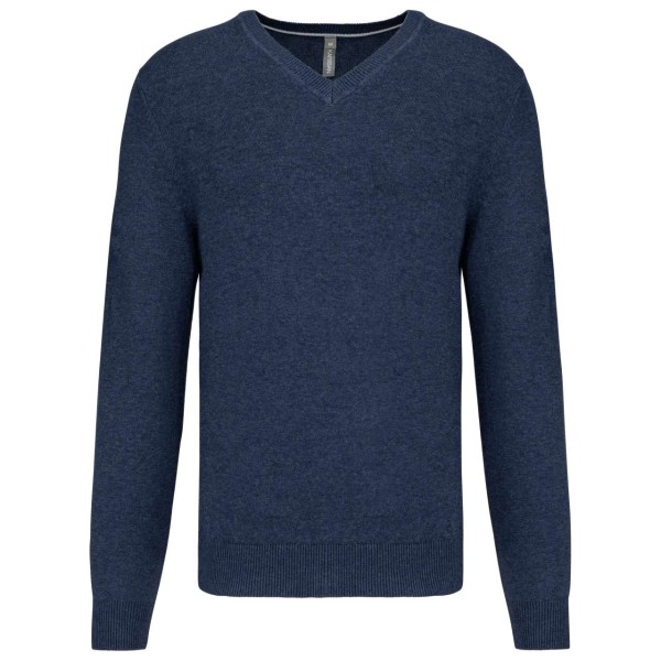 PREMIUM V-NECK JUMPER Kék 