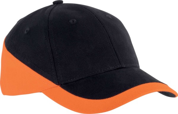 RACING - TWO-TONE 6 PANEL CAP Fekete 