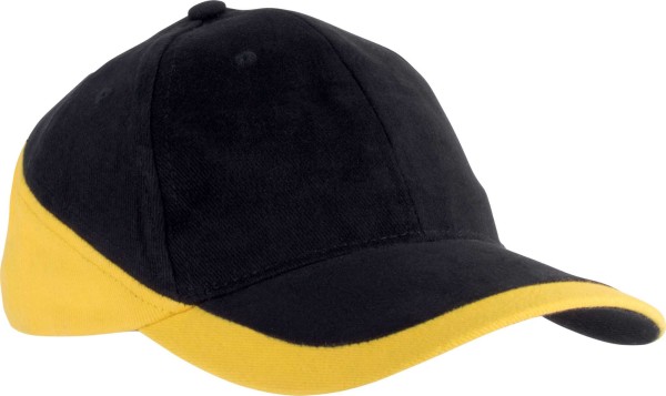 RACING - TWO-TONE 6 PANEL CAP Fekete 