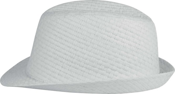 RETRO PANAMA - STYLE STRAW HAT Fehér 