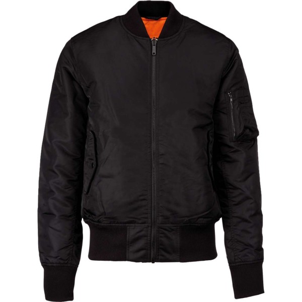 REVERSIBLE BOMBER JACKET Fekete 