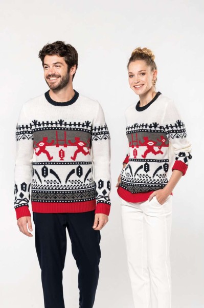 RUGBY DESIGN JUMPER Fehér 
